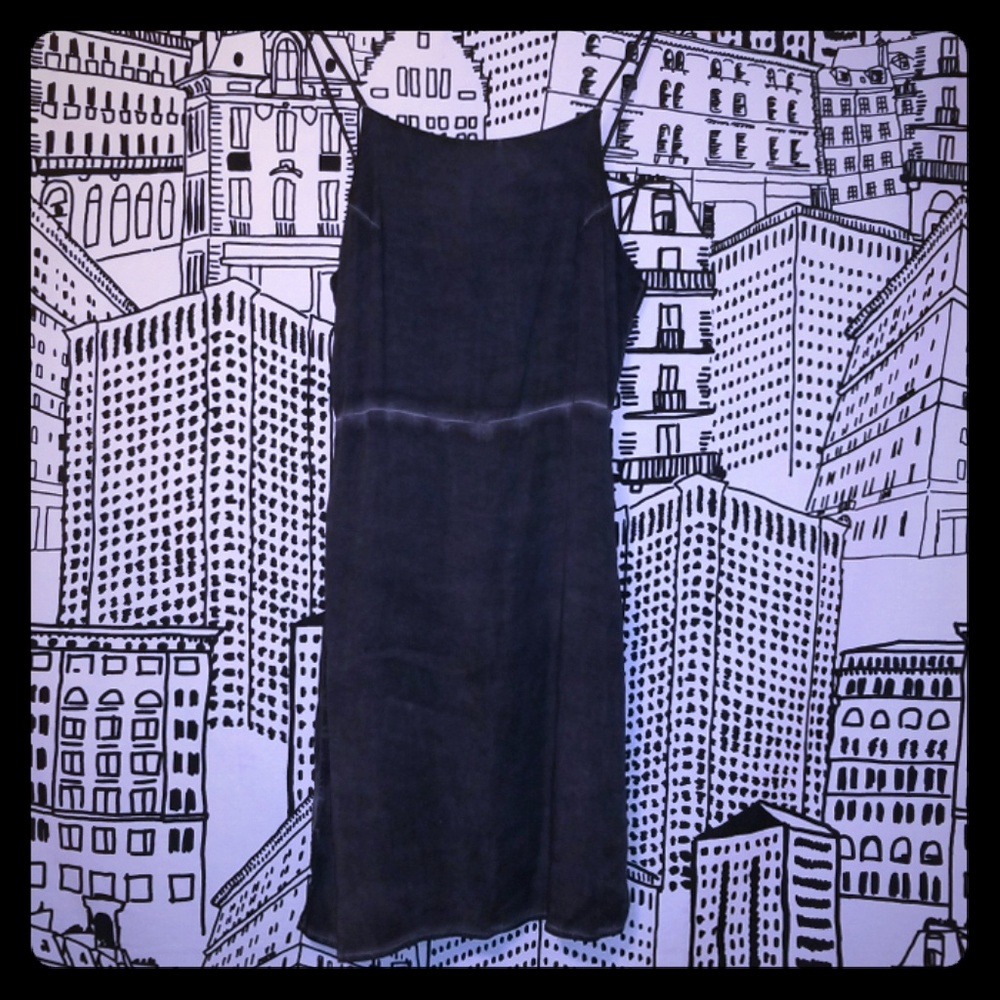 Grey Thin Strap Dress